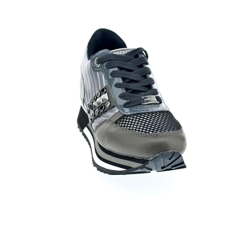 Apepazza Zapatillas Mujer RSD22 METALASSE RAYA LACED Plata