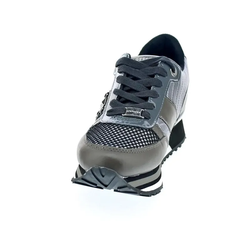 Apepazza Zapatillas Mujer RSD22 METALASSE RAYA LACED Plata