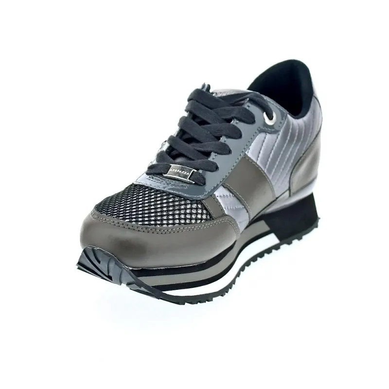 Apepazza Zapatillas Mujer RSD22 METALASSE RAYA LACED Plata
