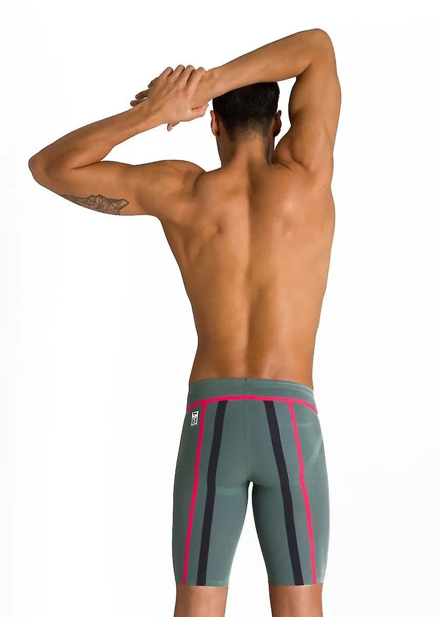 ARENA POWERSKIN CARBON CORE FX JAMMER  ARMY GREEN  MENS