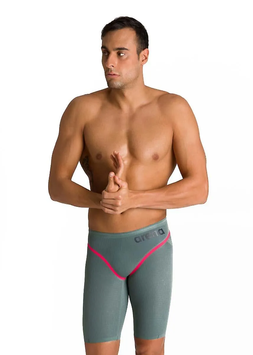 ARENA POWERSKIN CARBON CORE FX JAMMER  ARMY GREEN  MENS