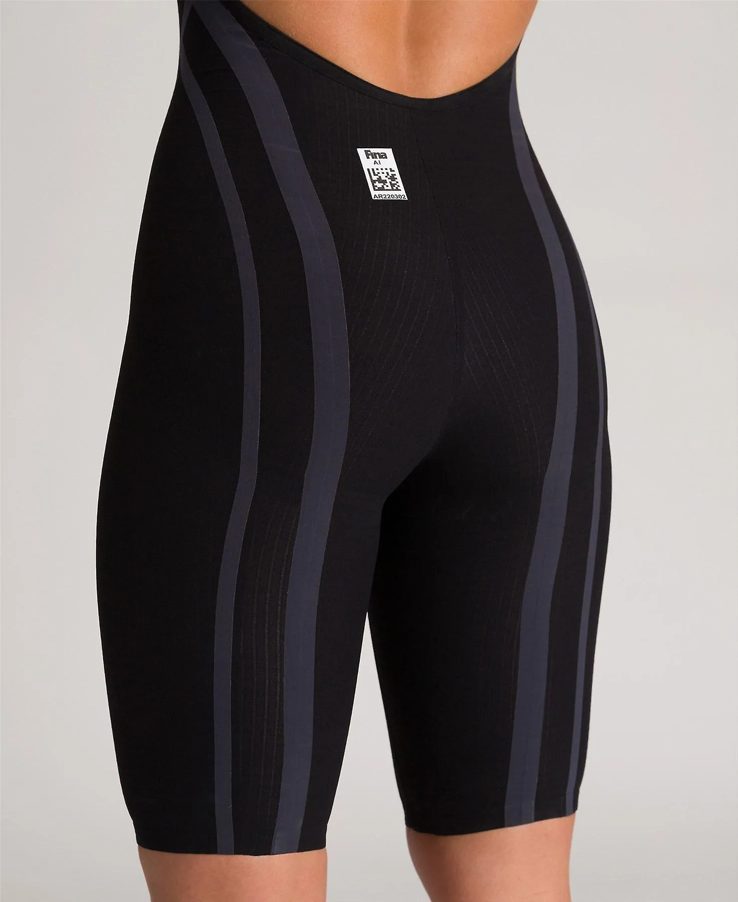 ARENA RACE WOMEN'S SLIM POWERSKIN CARBON CORE FX FBSLO SWIMSUIT  BLACK / GOLD