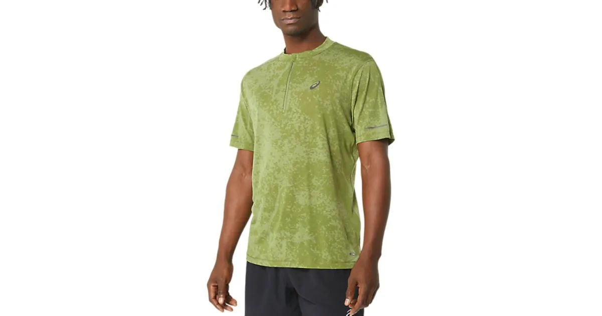 Asics Metarun Pattern 1/2 Zip Tee