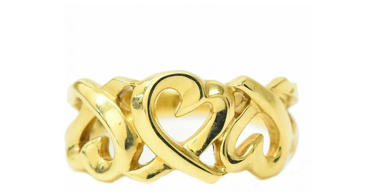 Autre Marque TIFFANY Y COMPAÑIA. Triple corazón Dorado 