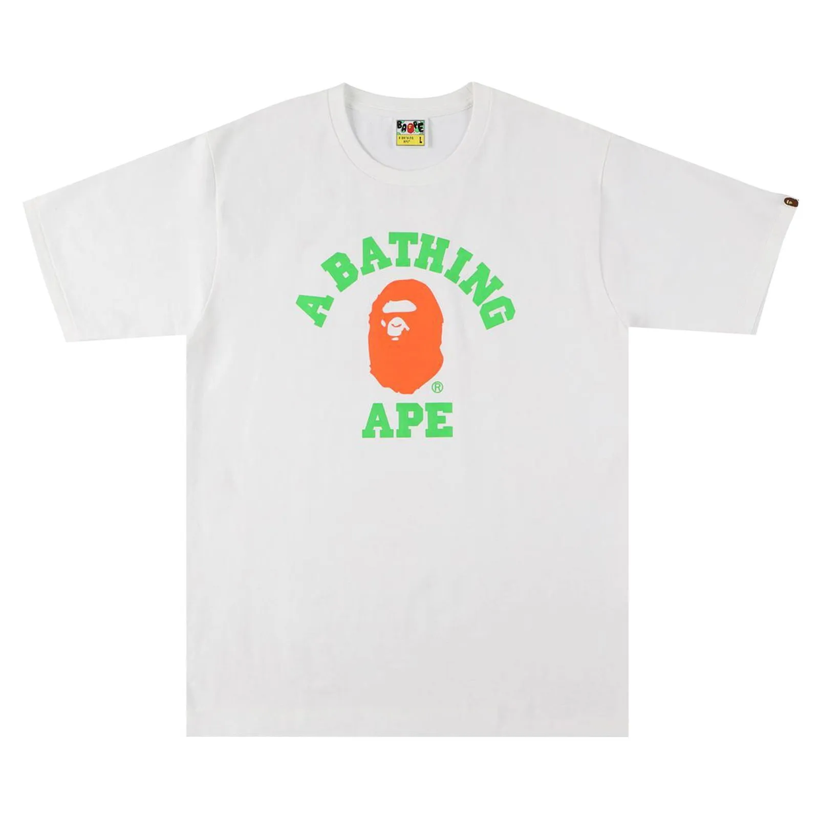 BAPE Neon College Tee