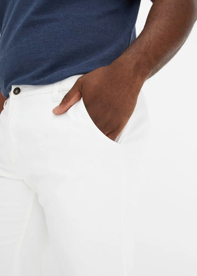 Bermuda tipo chino Blanco