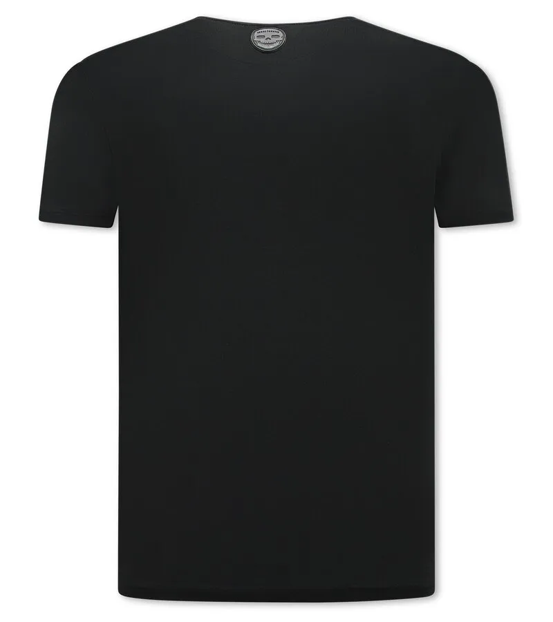 BLACK PANTHER CAMISETA DE HOMBRE  NEGRO