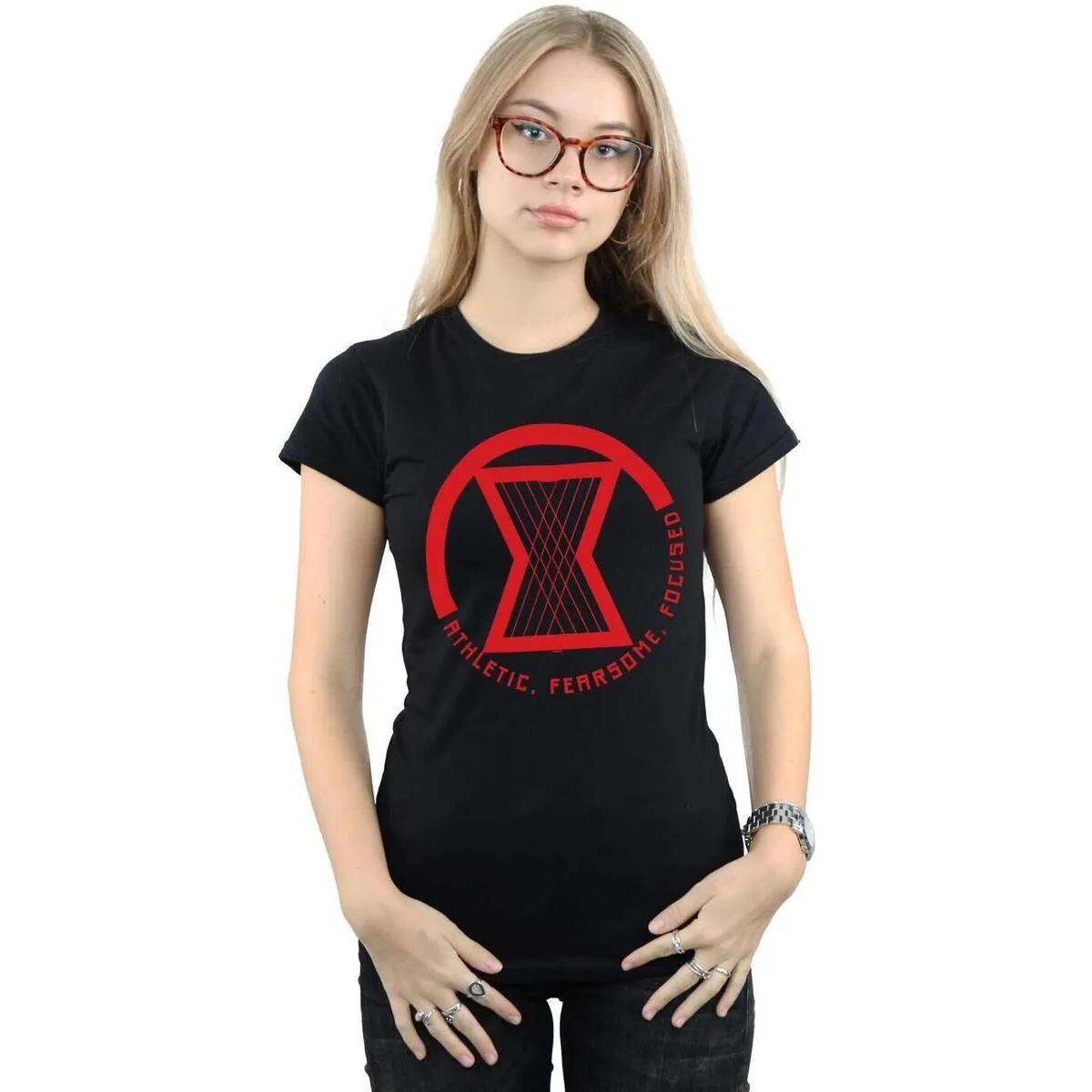 Black Widow Movie Athletic Logo