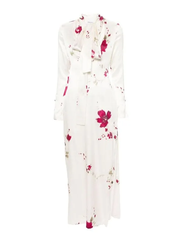 BLUMARINE VESTIDO LARGO  BLANCO