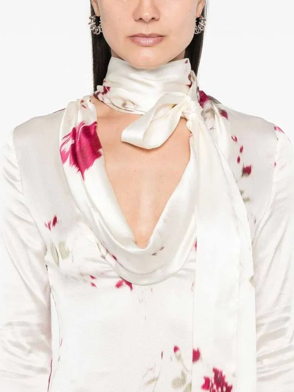 BLUMARINE VESTIDO LARGO  BLANCO