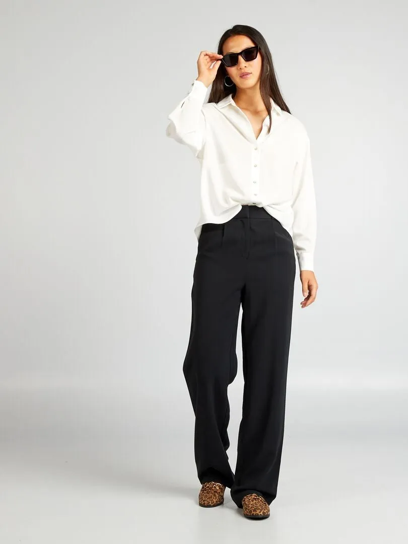BLUSA FLUIDA  BLANCO