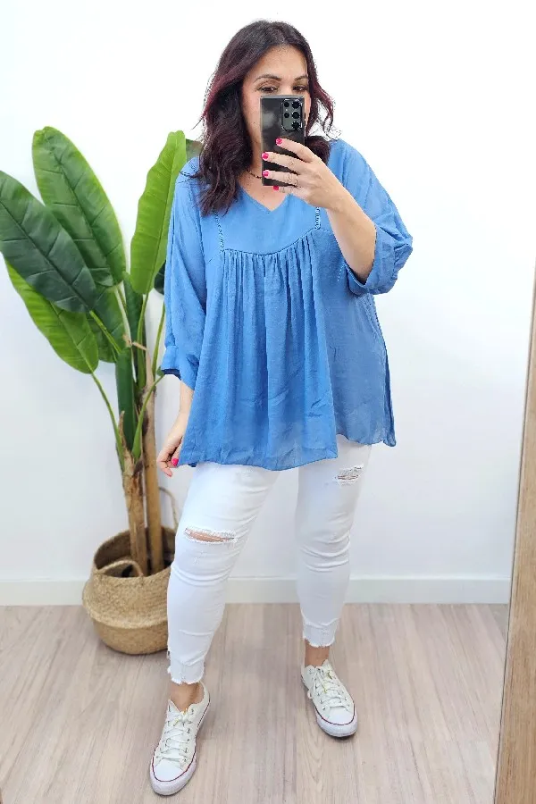 Blusa Mahon Denim