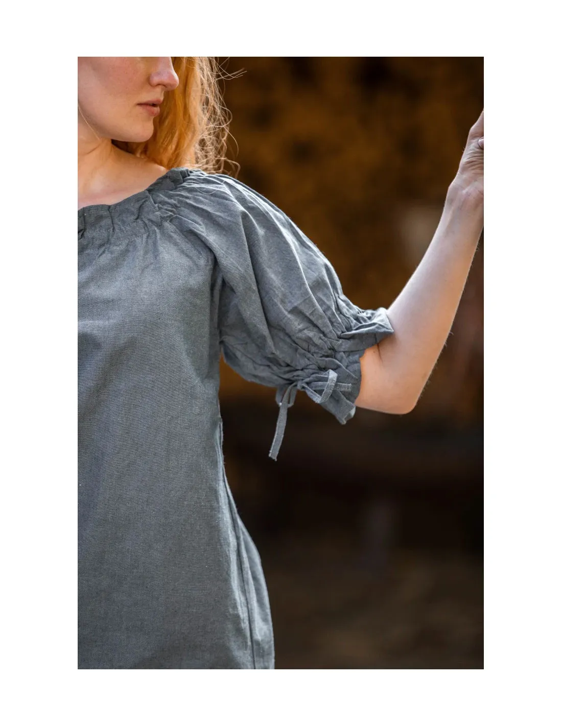 Blusa medieval Verena, manga corta