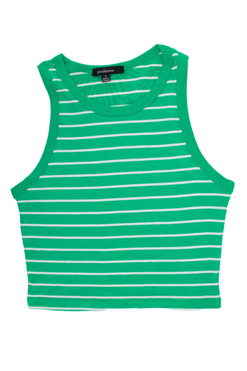 BLUSA TIRANTE ANCHO RAYAS BLANCAS 742471