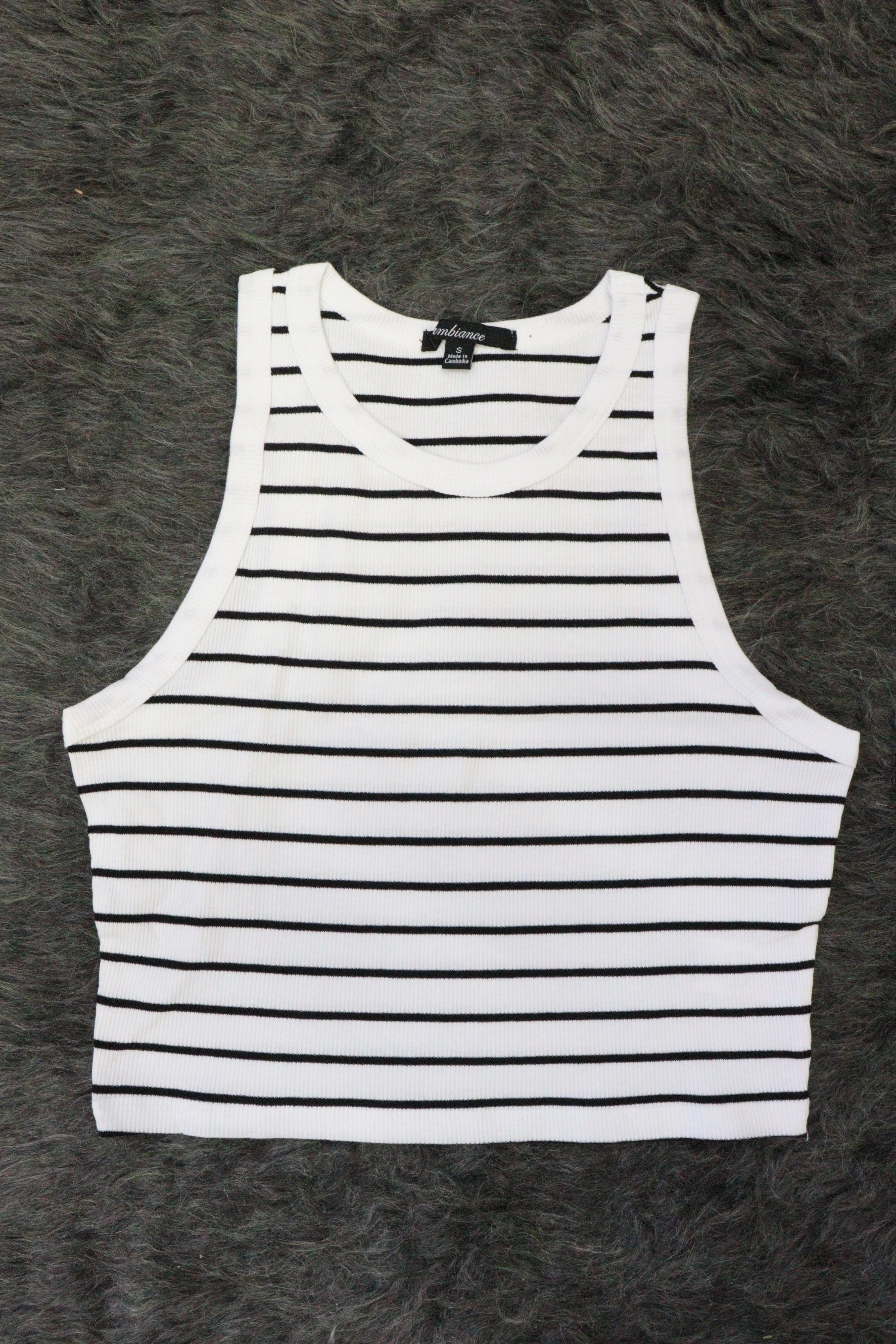 BLUSA TIRANTE ANCHO RAYAS BLANCAS 742471