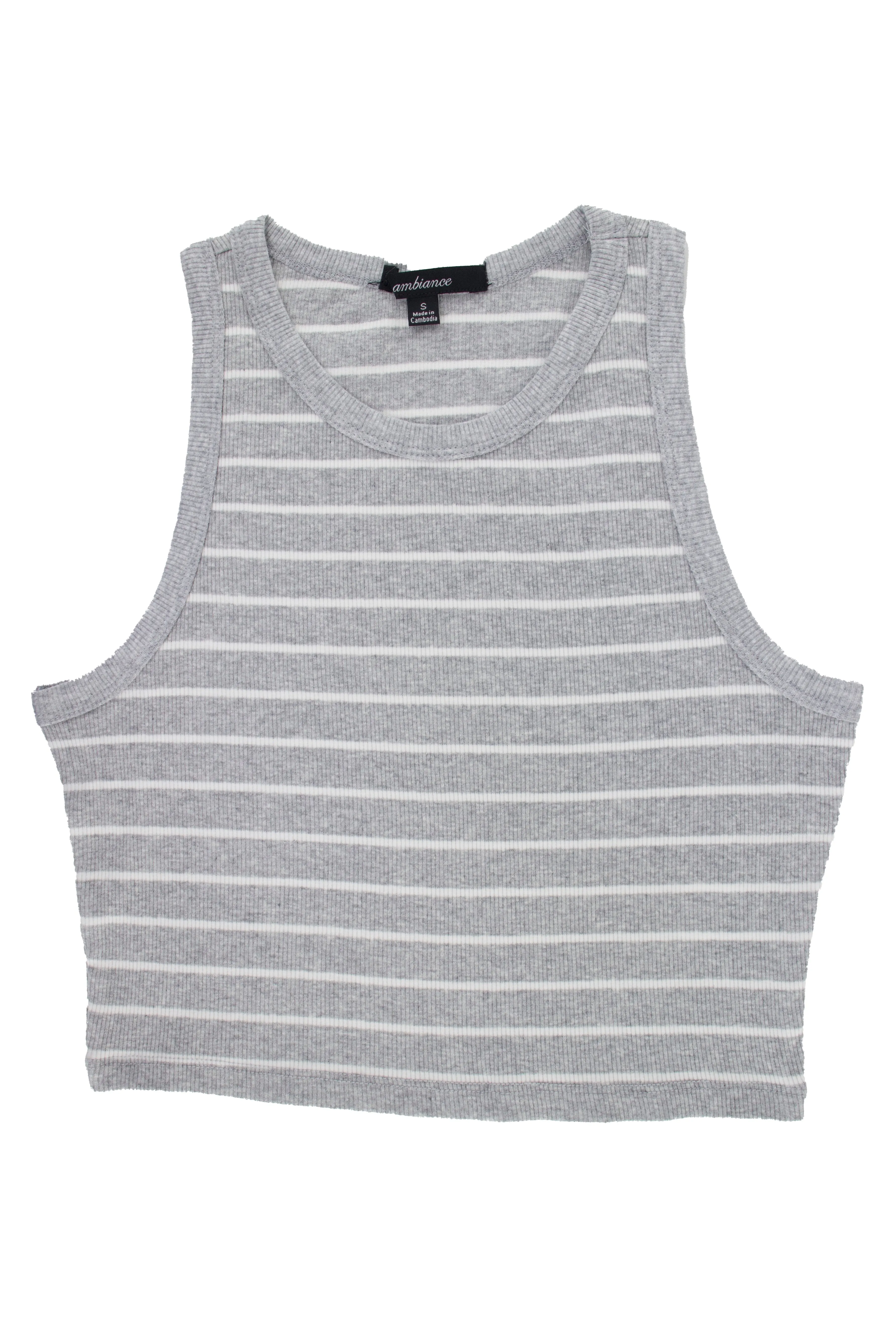 BLUSA TIRANTE ANCHO RAYAS BLANCAS 742471