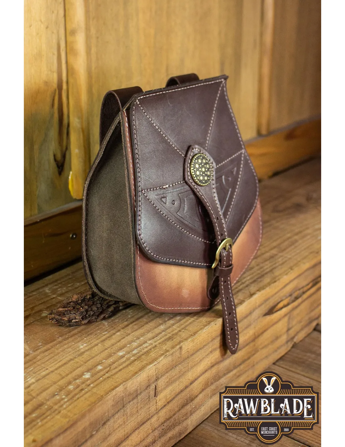 Bolsa medieval lancel en marrón