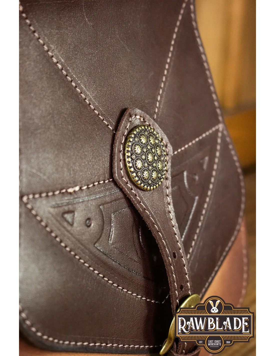 Bolsa medieval lancel en marrón