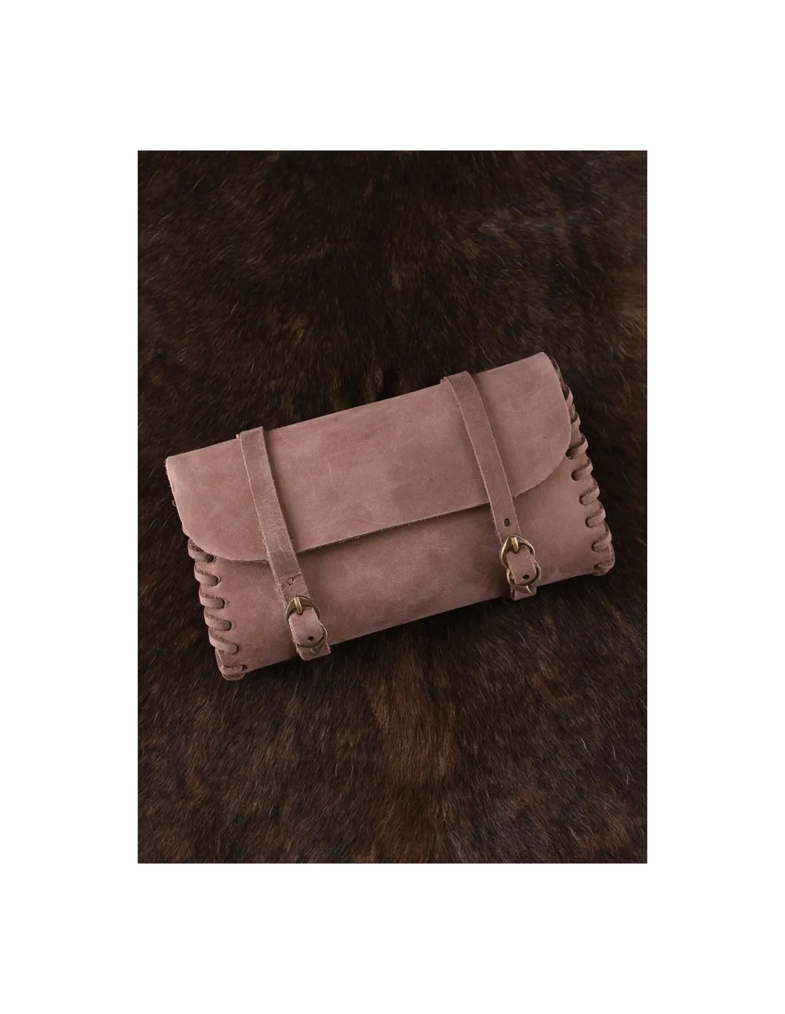 Bolso medieval con dos hebillas