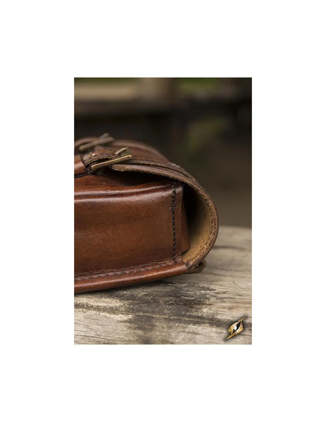 Bolso medieval guerrero en cuero
