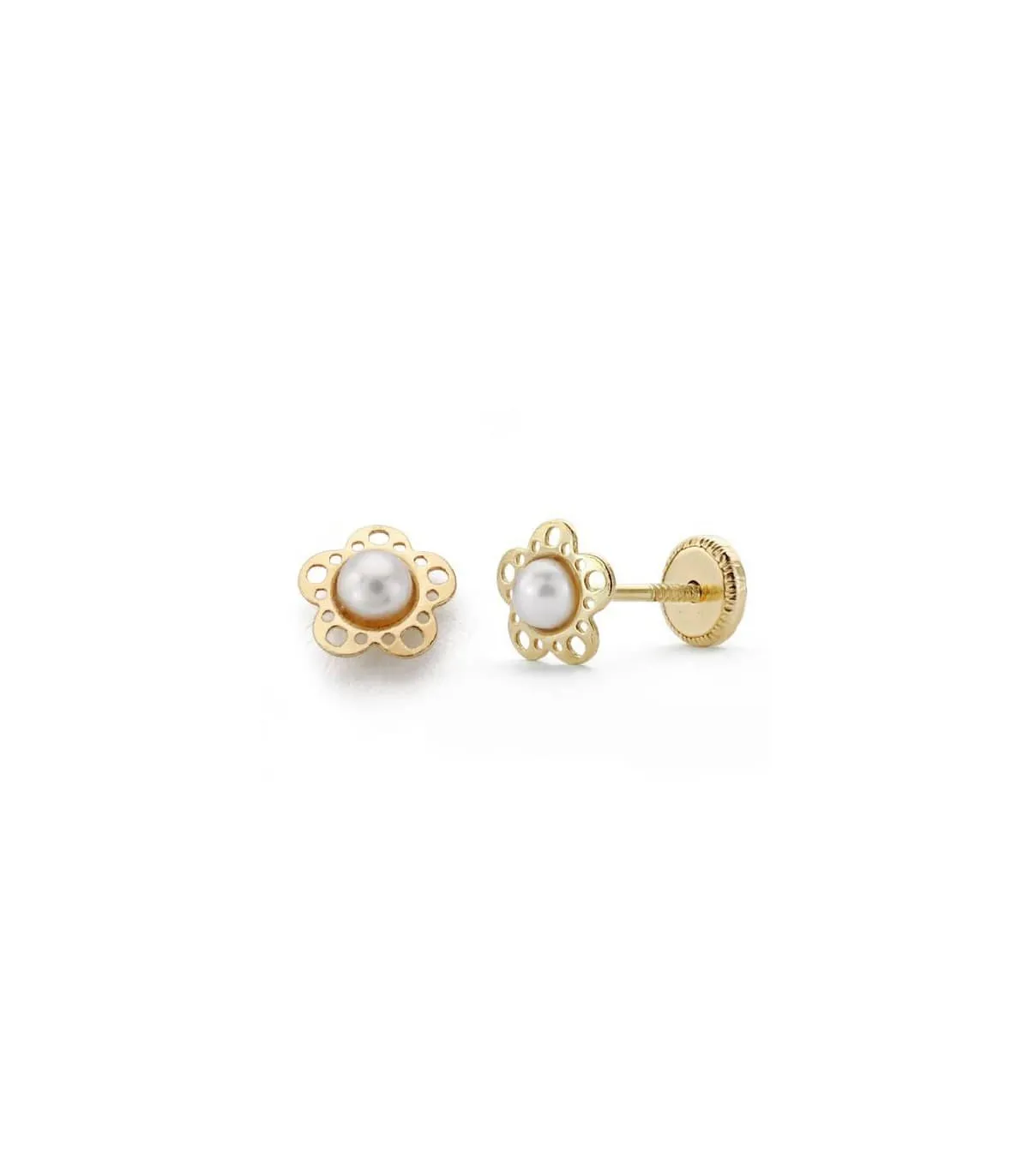 Boucles d'oreilles or jaune Nikita 18 Ct.