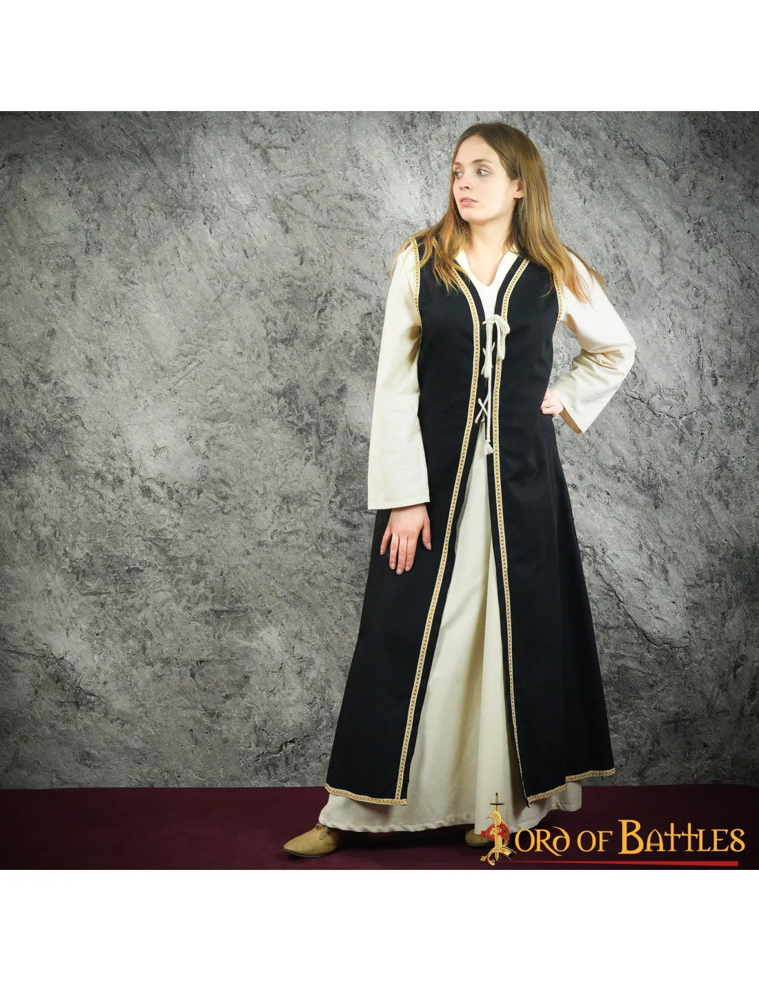 Brial Medieval Julietta en negro