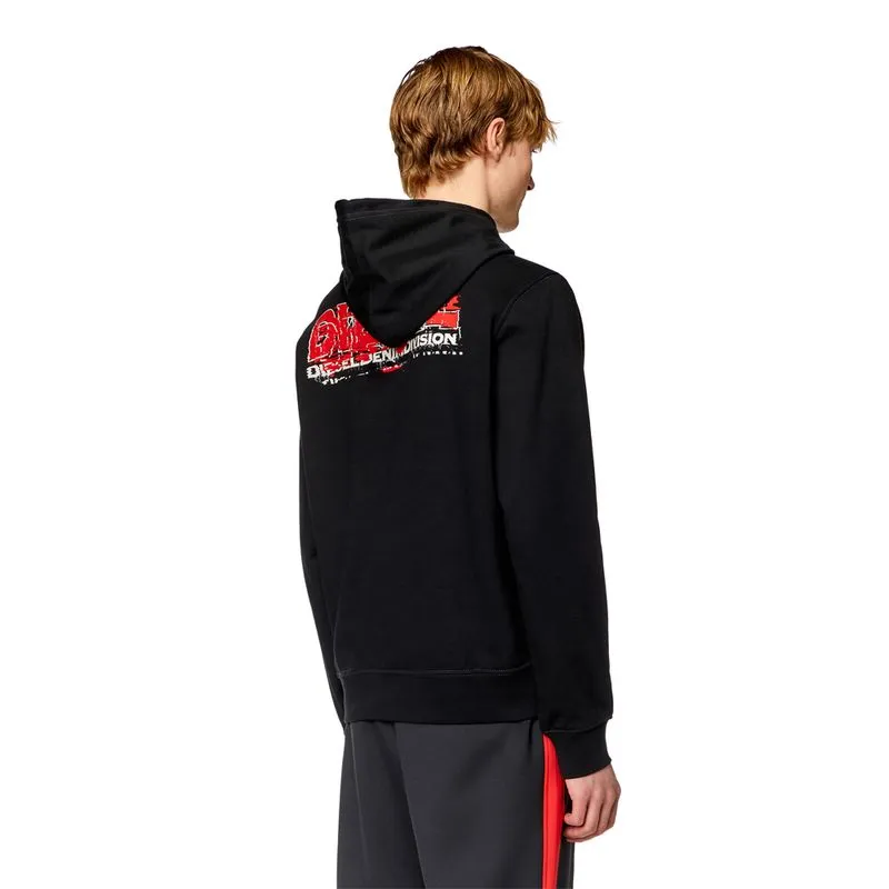 BUZO HOODIE CERRADO PARA HOMBRE SGINNK37 DIESEL