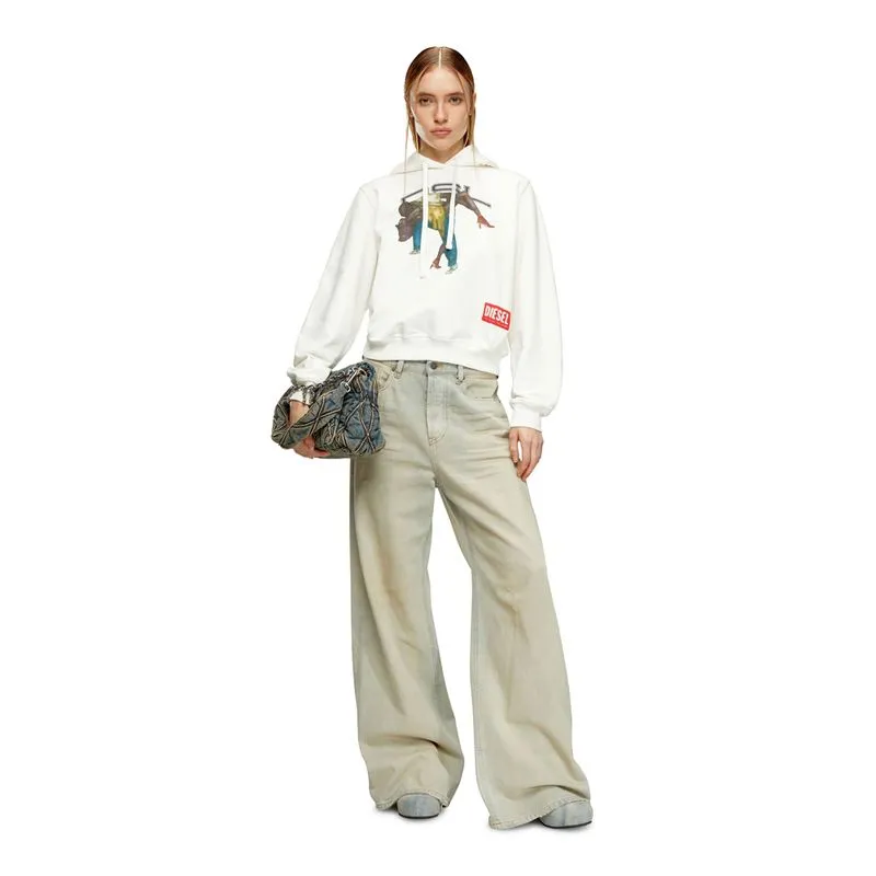 BUZO HOODIE CERRADO PARA MUJER FREGGYN8 DIESEL