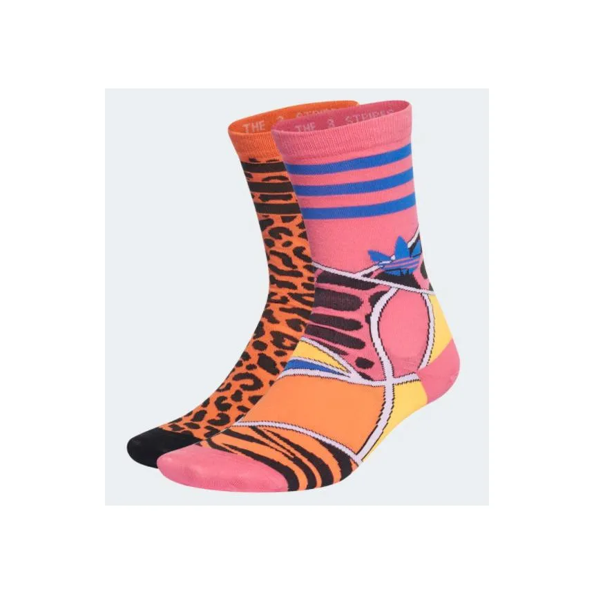 Calcetines Altos Adidas Rich 2 Pack Unisex 