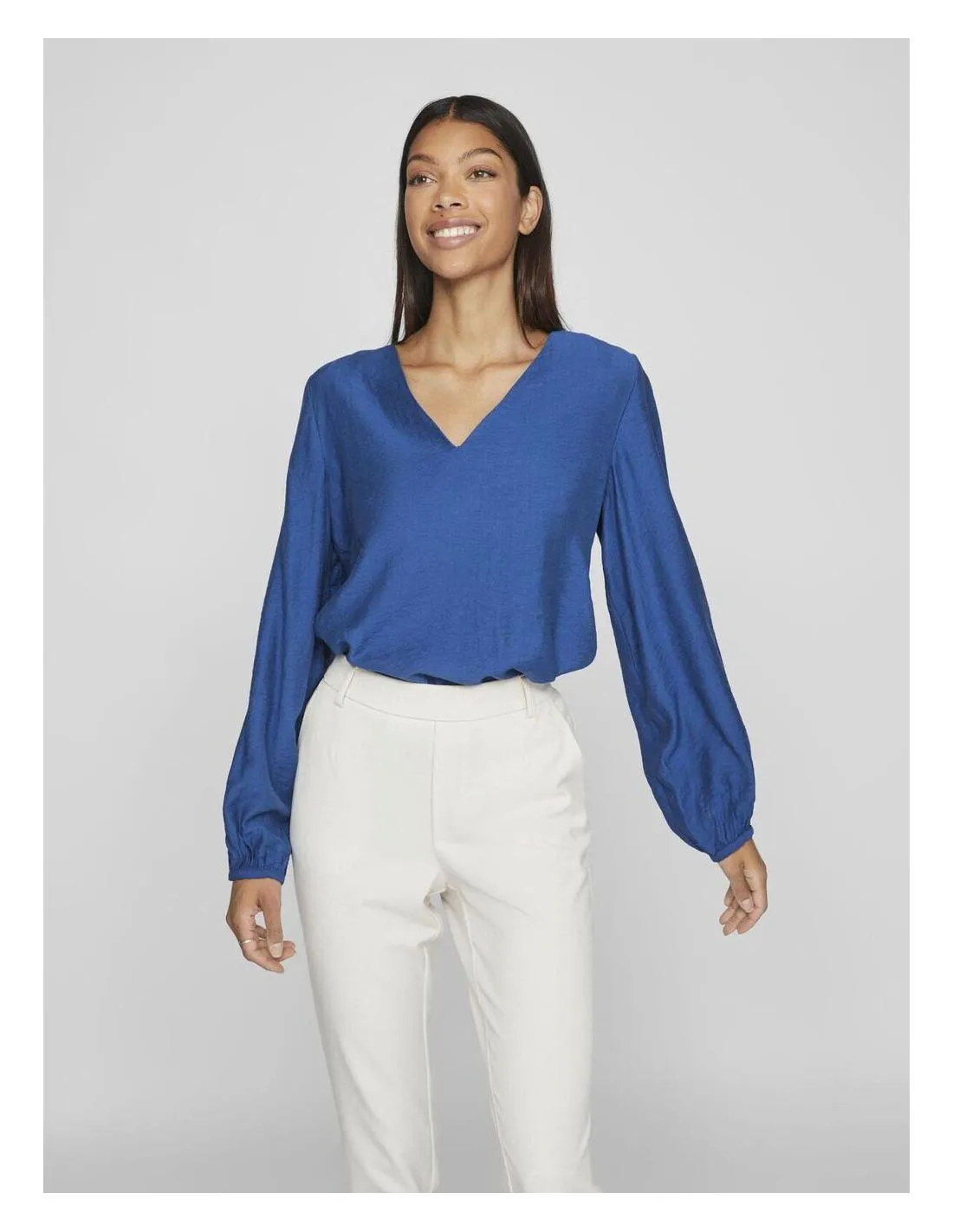 CAMISA DE VESTIR ESCOTE V VILA CLOTHES JANA