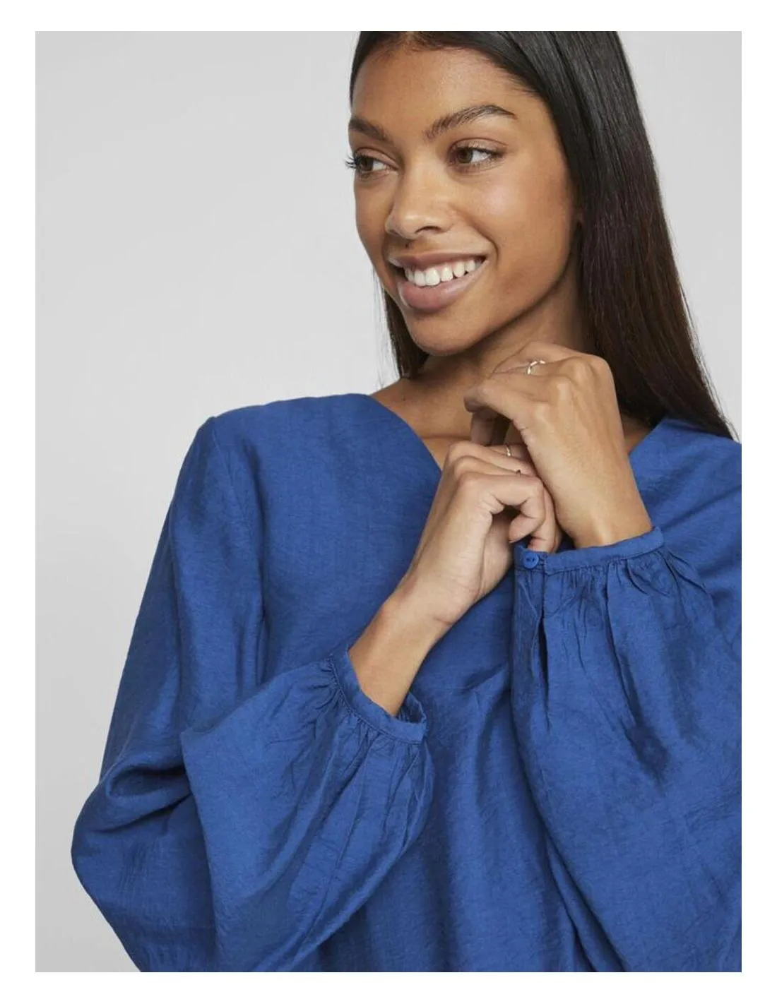 CAMISA DE VESTIR ESCOTE V VILA CLOTHES JANA