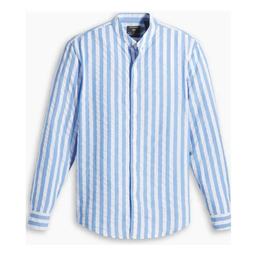 Camisa Dockers Band Collar Para Hombre