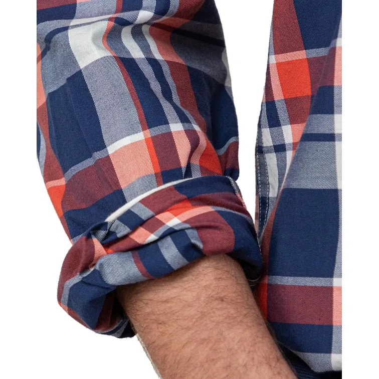 CAMISA HOMBRE  GANSO CAMISA CUADRO PREPPY MARINORO