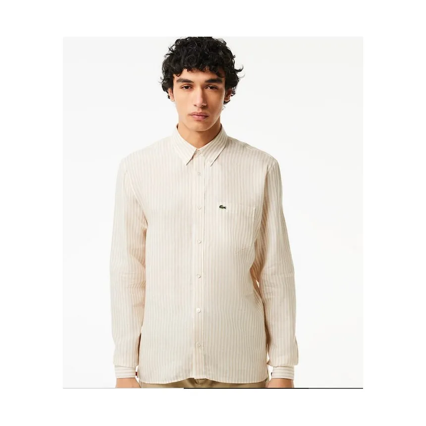 Camisa Lacoste Regular Fit Para Hombre