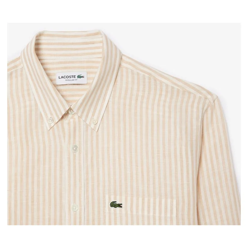 Camisa Lacoste Regular Fit Para Hombre