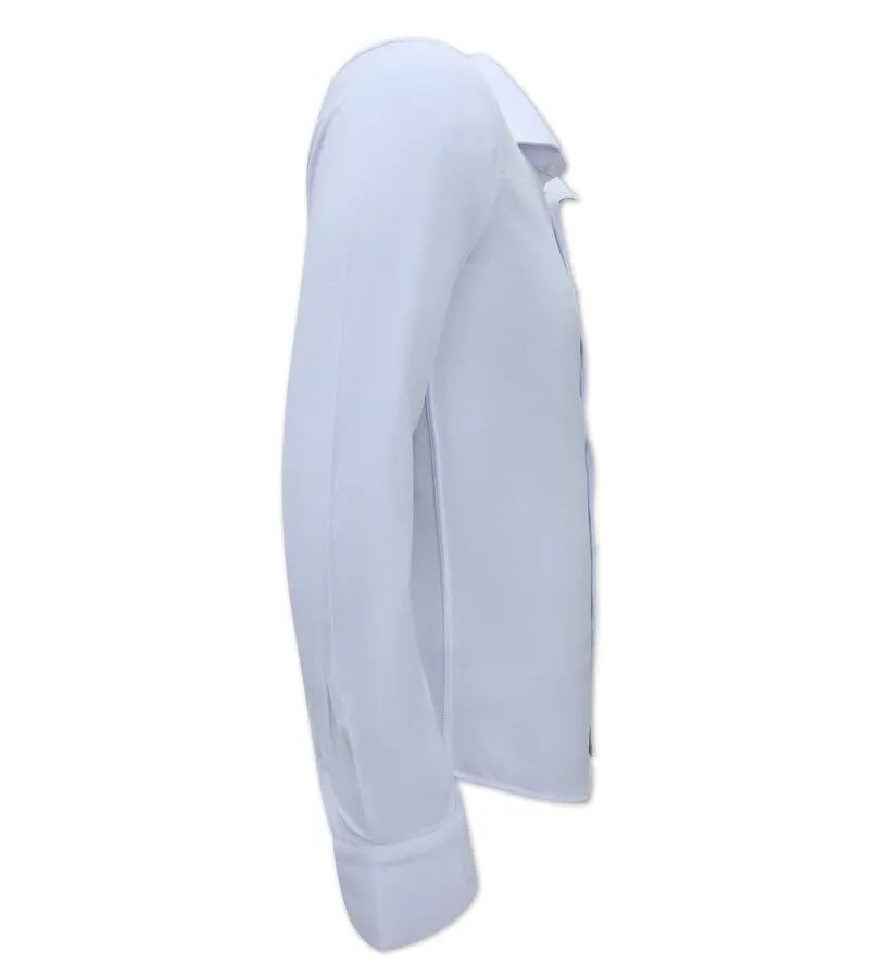 CAMISA OXFORD HOMBRE BLANCO  3125  BLANCO