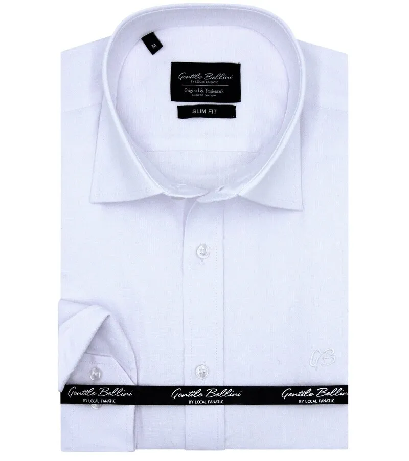 CAMISA OXFORD HOMBRE BLANCO  3125  BLANCO