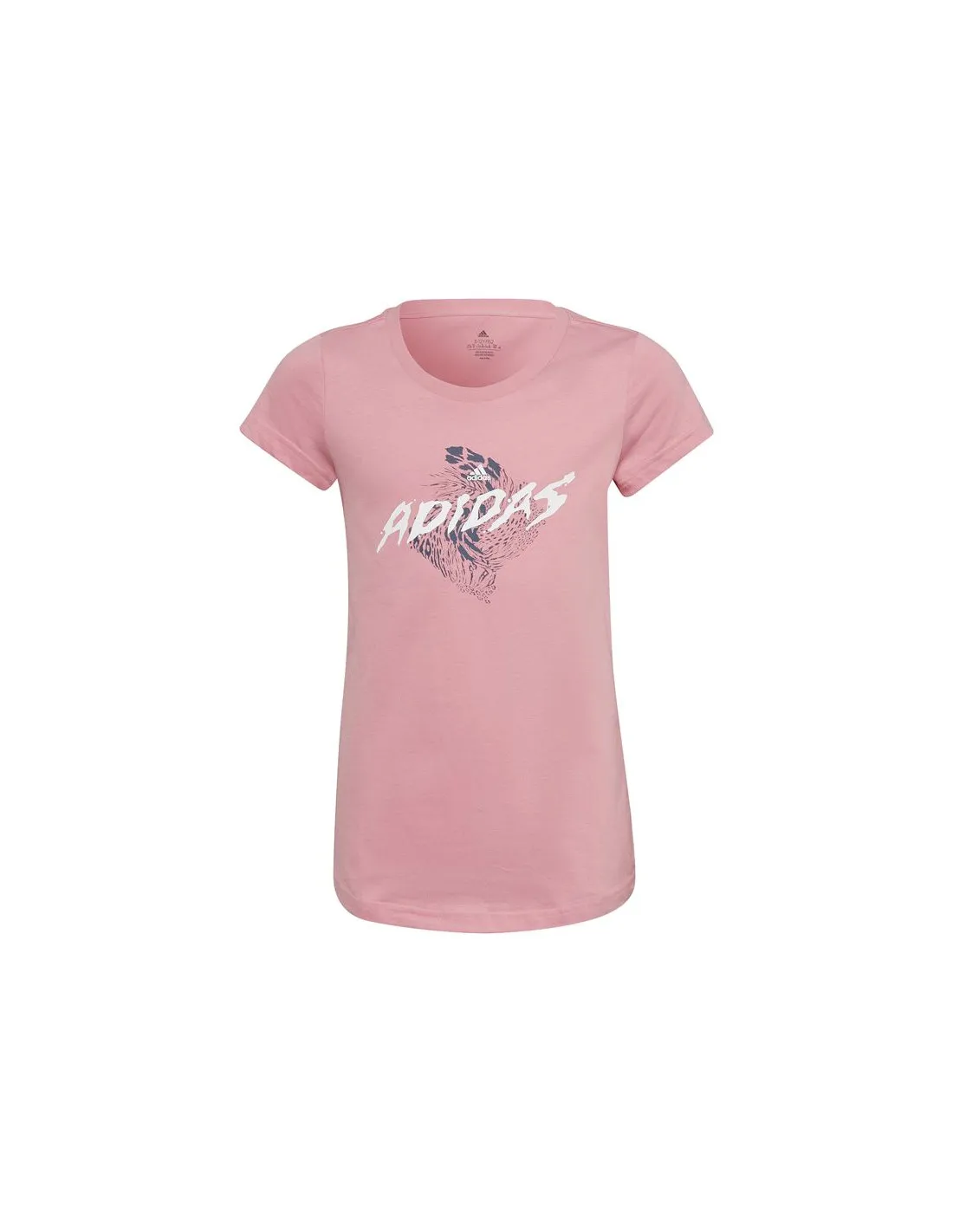 Camiseta adidas 3BAR Niña Pink