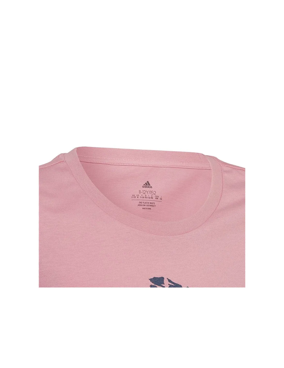Camiseta adidas 3BAR Niña Pink