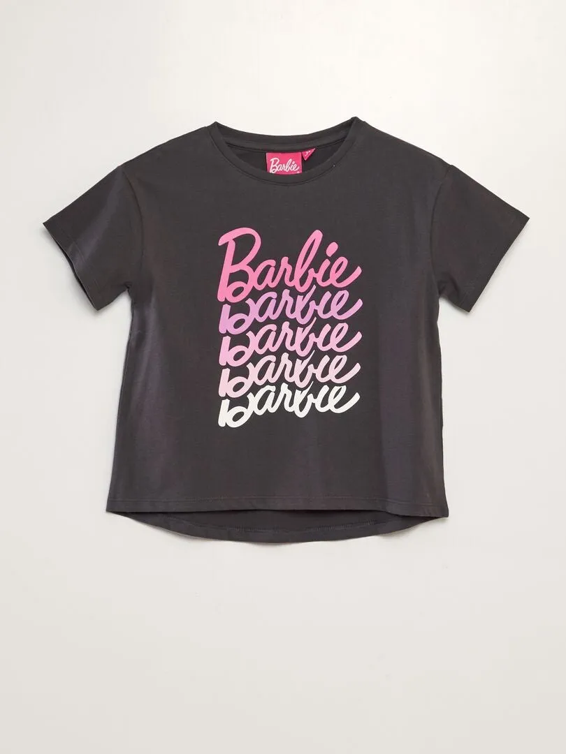 CAMISETA ANCHA 'BARBIE'  NEGRO