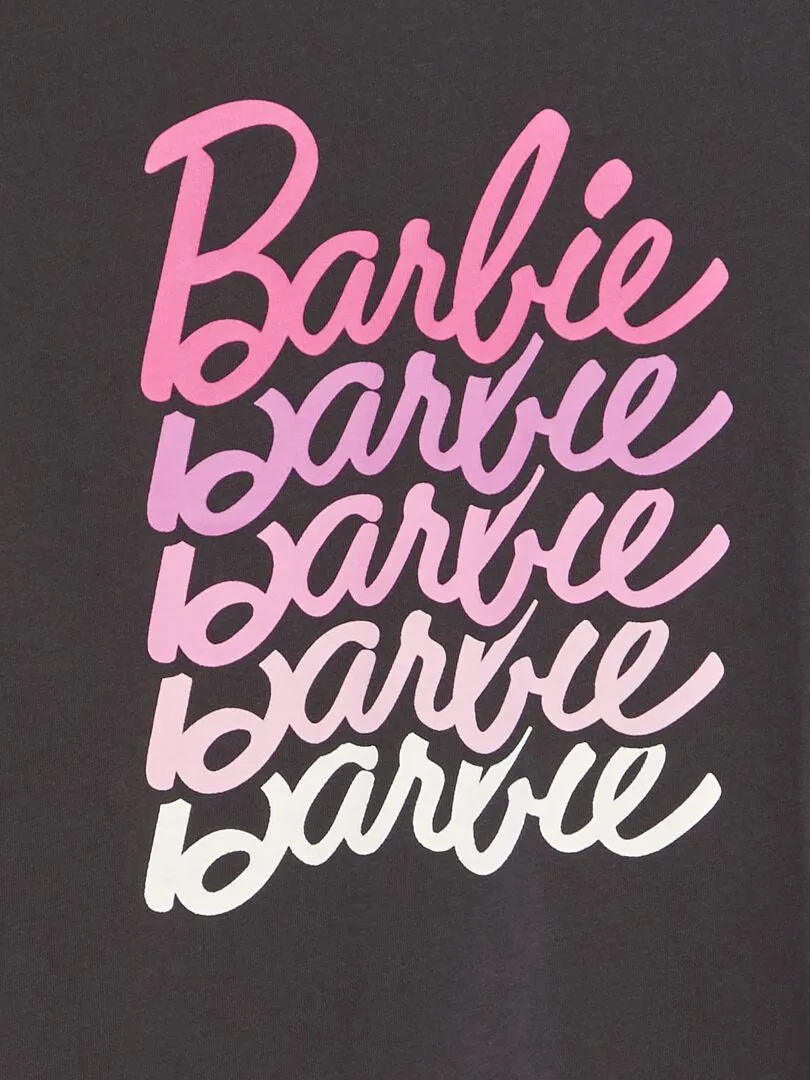 CAMISETA ANCHA 'BARBIE'  NEGRO