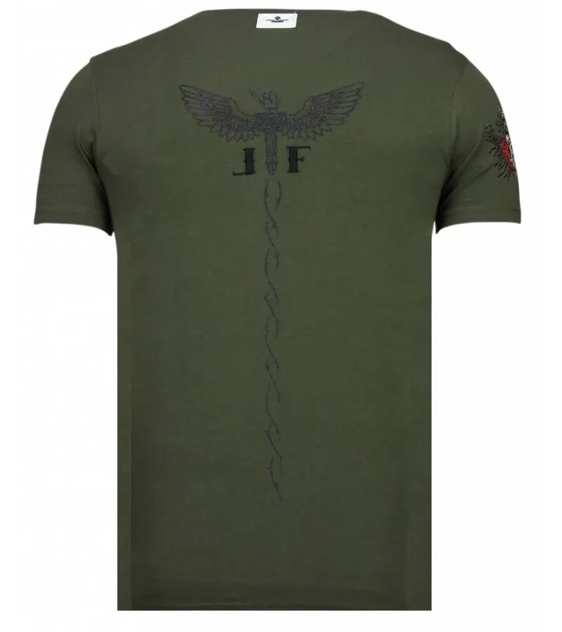 CAMISETA CONOR TATUAJE  VERDE