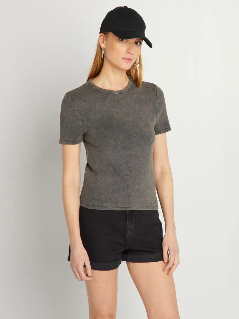CAMISETA DE CANALé  NEGRO