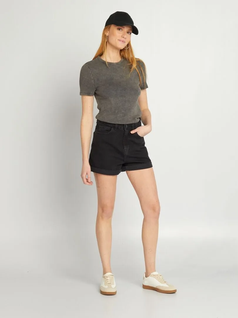 CAMISETA DE CANALé  NEGRO