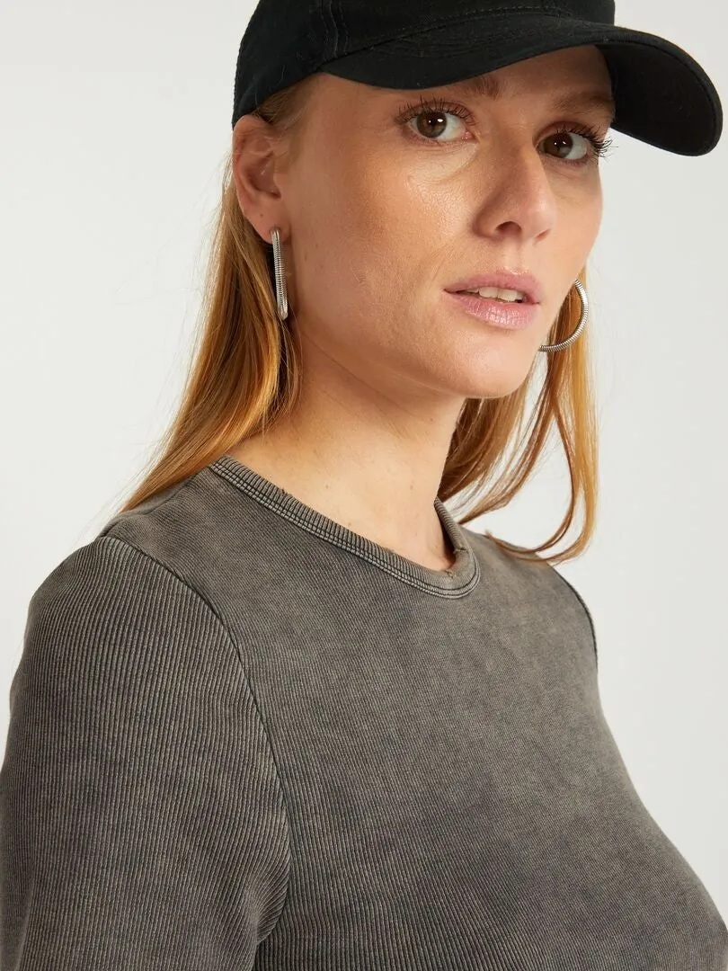 CAMISETA DE CANALé  NEGRO