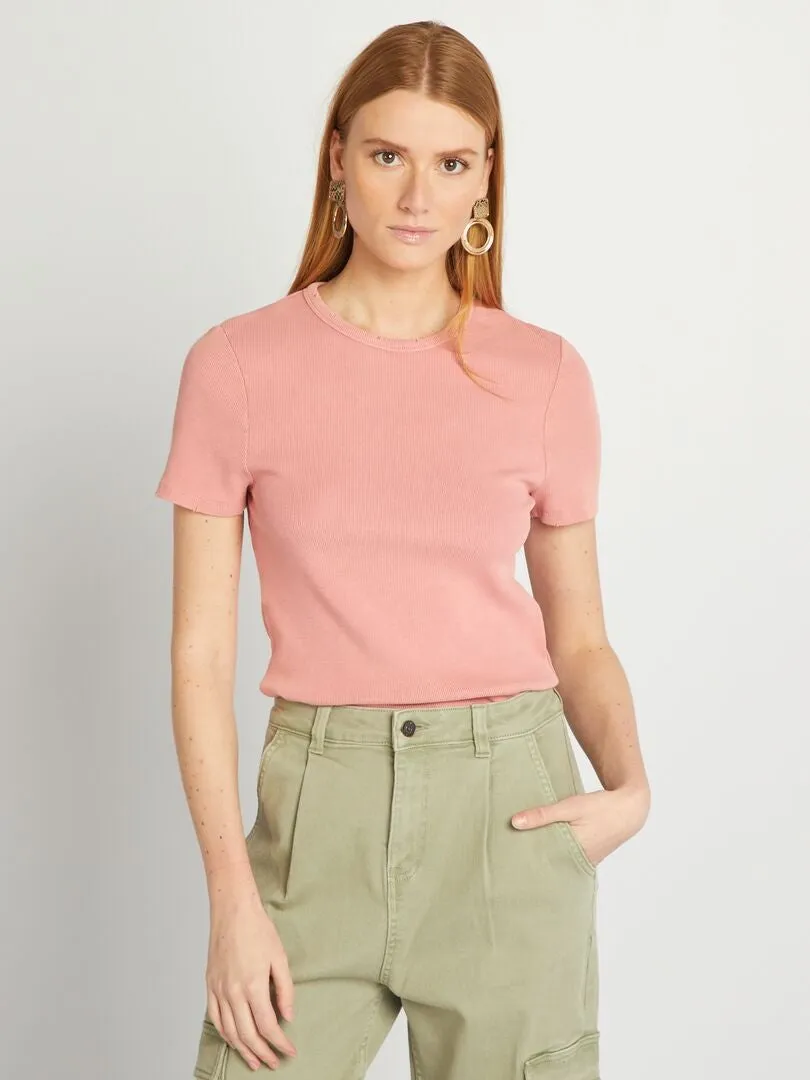 CAMISETA DE CANALé  ROSA