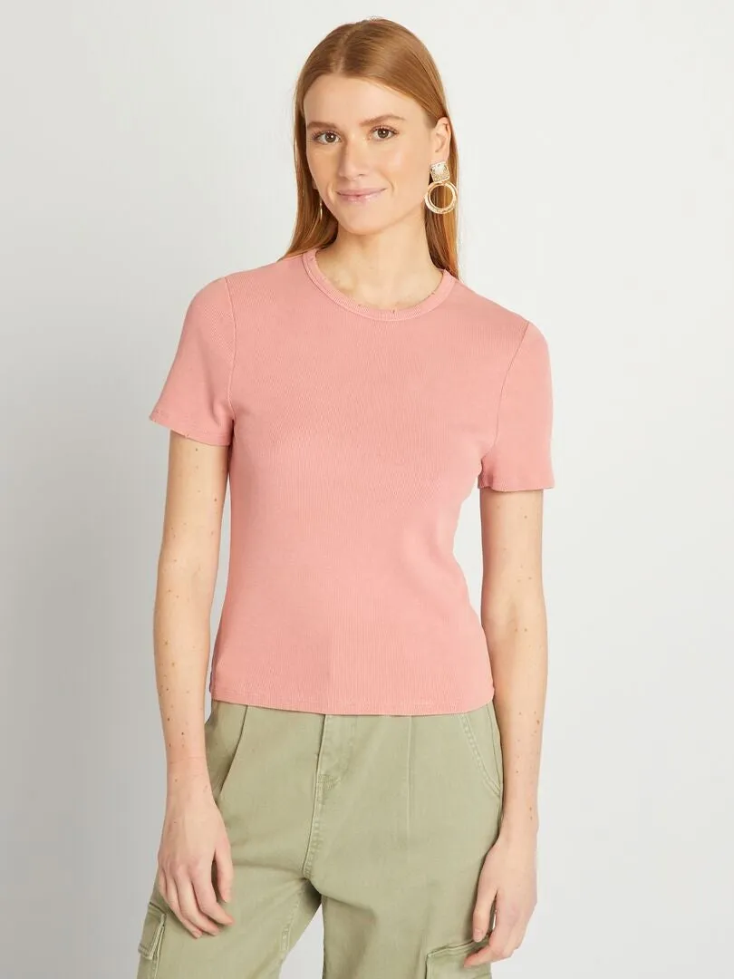 CAMISETA DE CANALé  ROSA