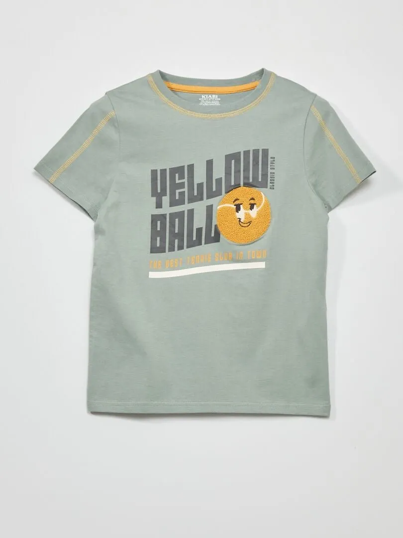 CAMISETA DE MANGA CORTA  AZUL