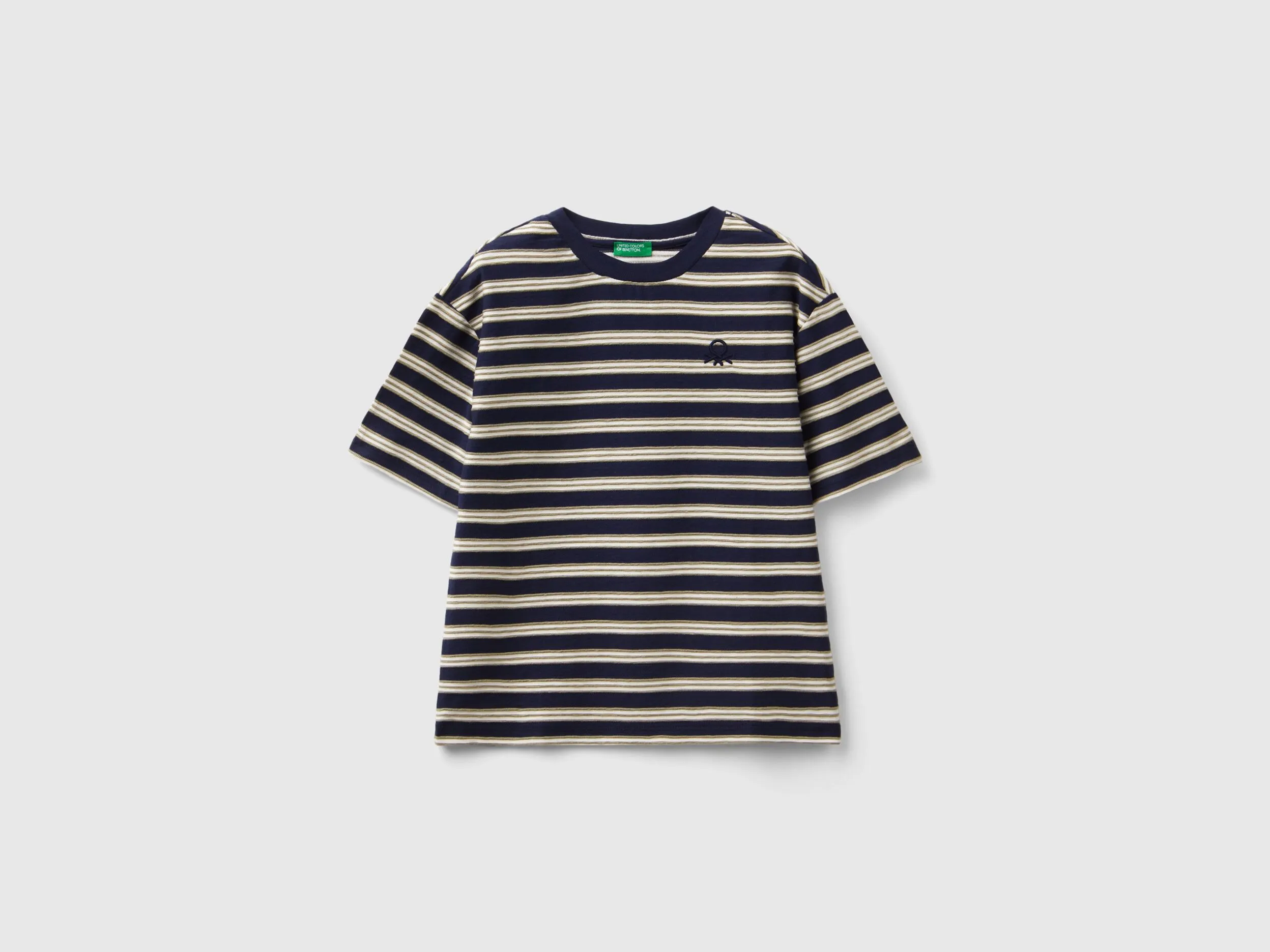 Camiseta de rayas de corte oversize