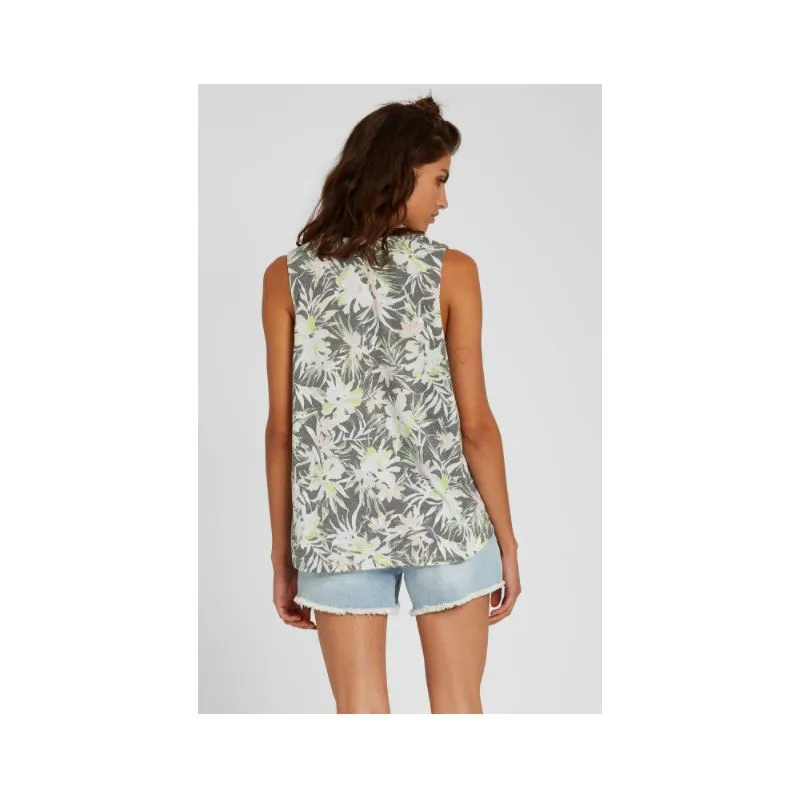 Camiseta de tirantes Volcom Frontye para mujer (lima)